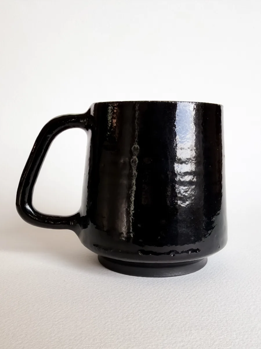 Glossy black mug No. 1, 6oz