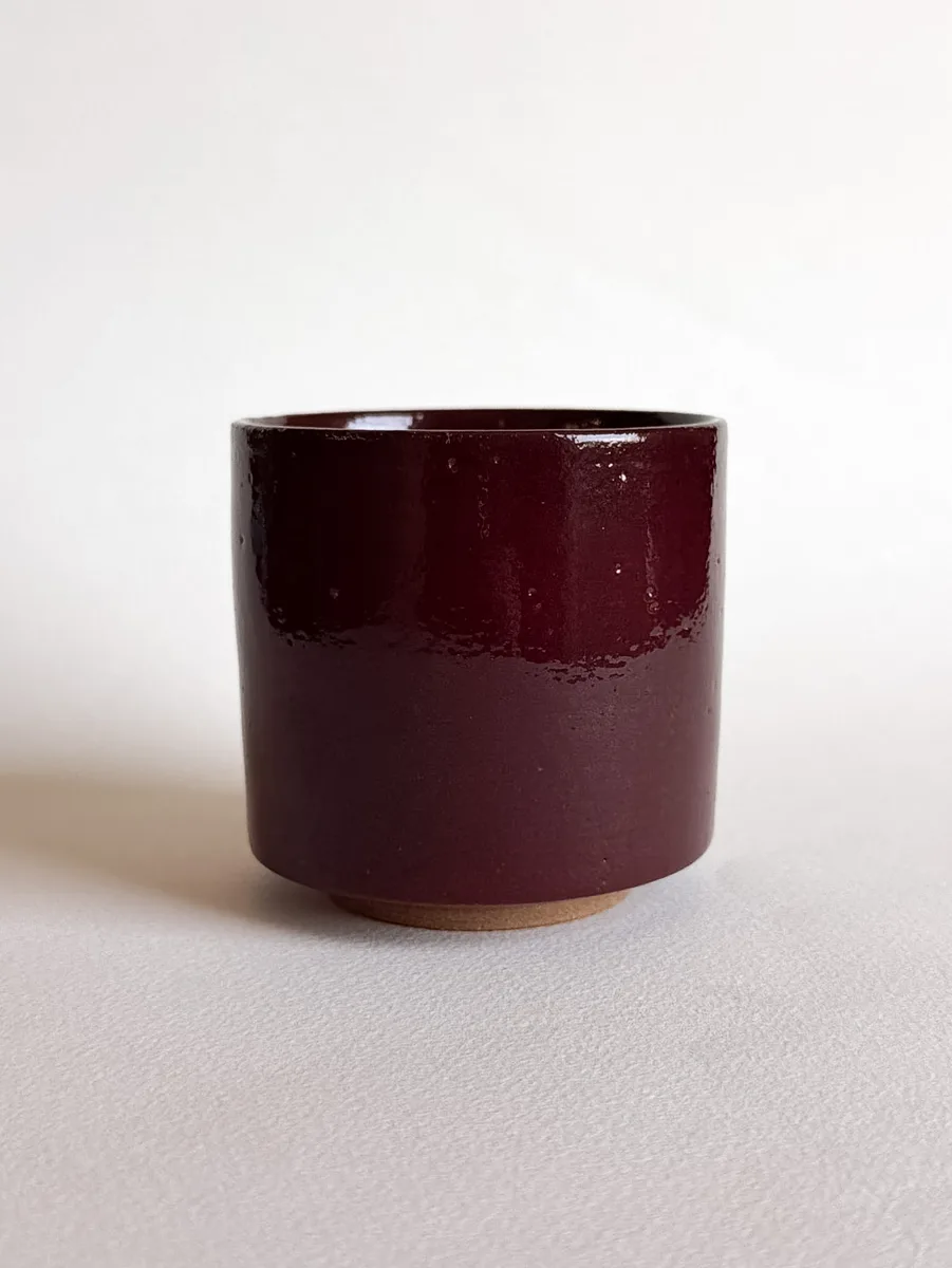 Maroon cup, 6oz