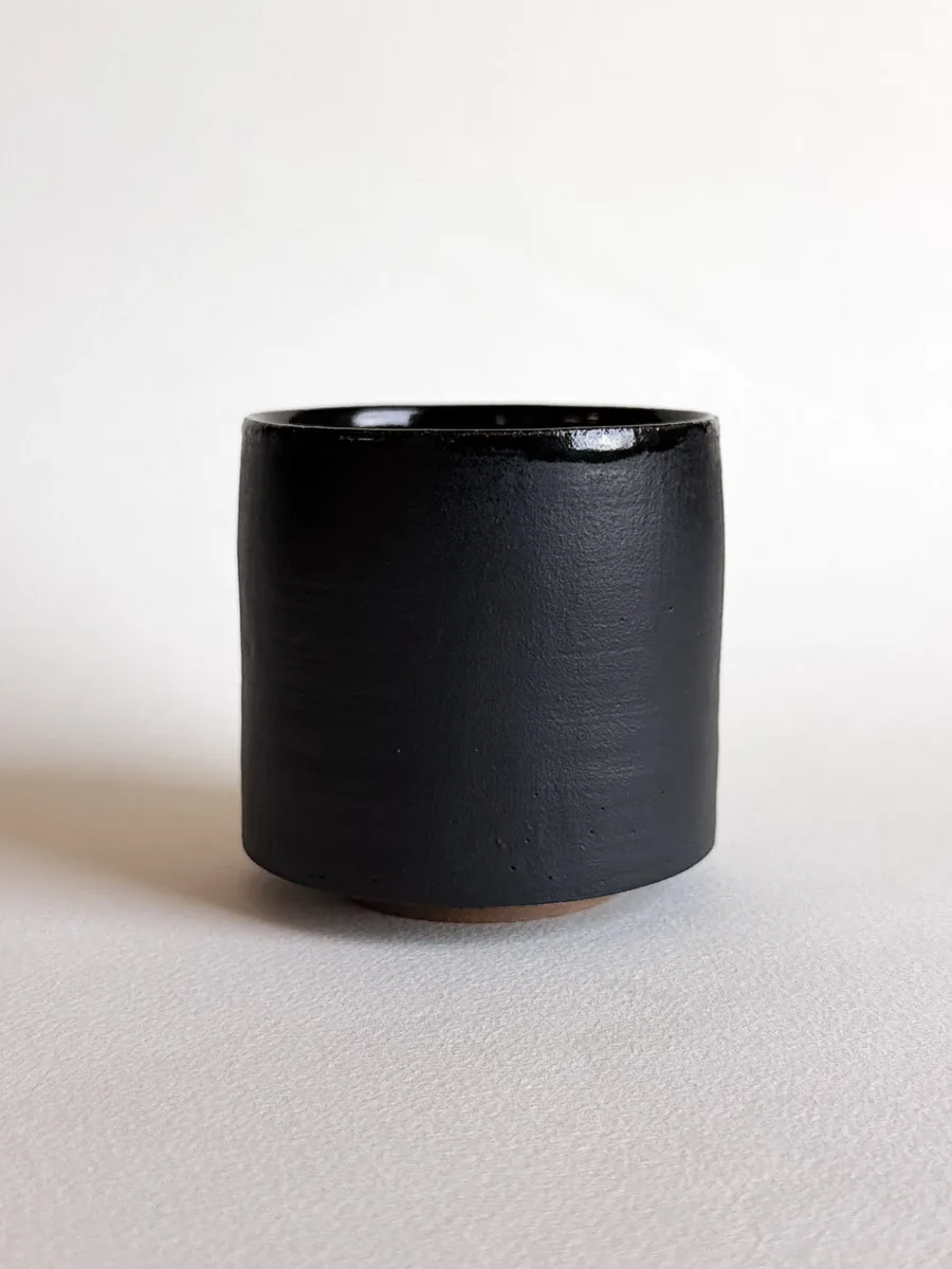 Matte black cup, 6oz