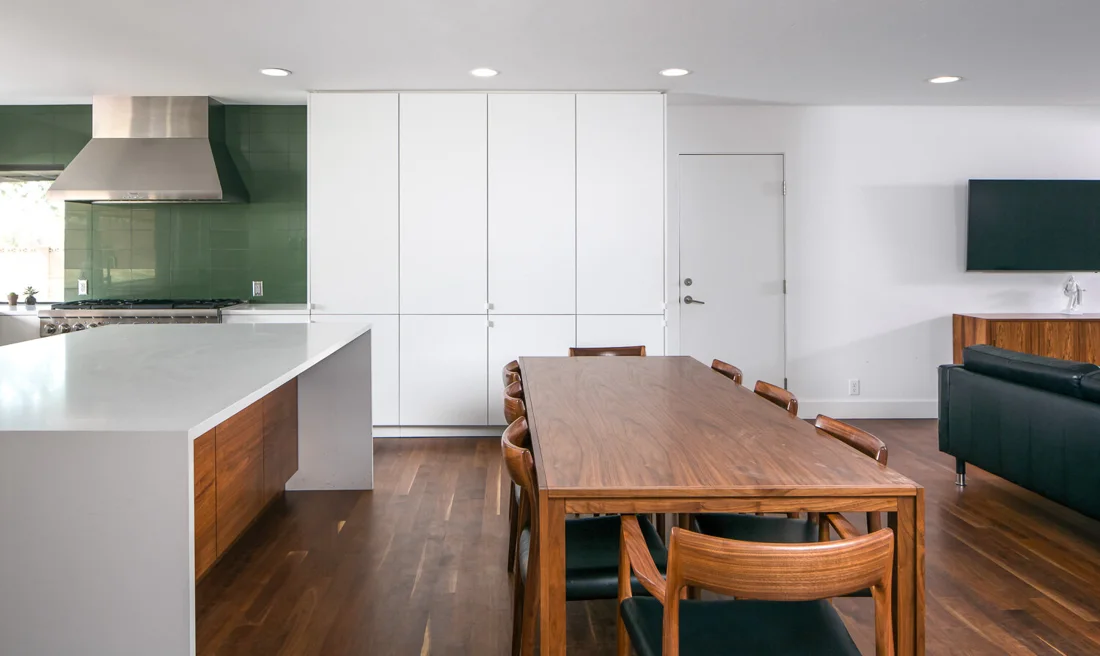 Adams House kitchen and dining space; Desert Concepts, Southern Utah residential design
